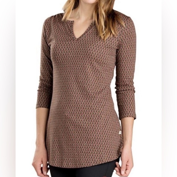 Toad&Co Earthy Toned Tunic “Tamaya Dos Tunic” Size L - Picture 4 of 7
